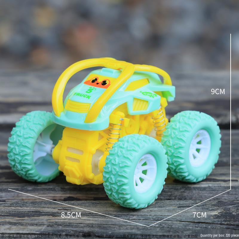 Macaron Inertial Tumbling Off-Road Toy Car for Kids