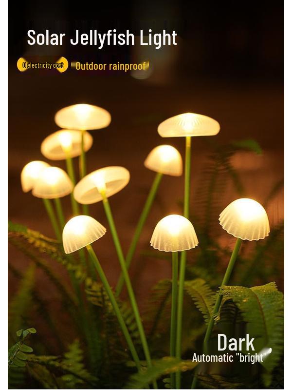 Solar-Glühwürmchen-Gartenleuchten - 5er-Pack