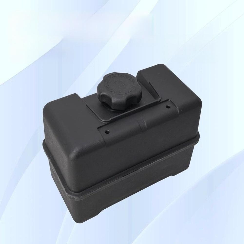 Fuel Tank 691993 4 Quart for Lawn Mower Black Plastic Housing Aluminum Valve Insert Hole 25 Cm X 18 Cm X 13 Cm