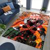 1 Stück Boku no Hero Academia Bakugo Katsuki Anime Cartoon Design Bürostuhlmatte Rutschfeste Teppich für Heimdekoration, Wohnzimmer, Schlafzimmer, Spielzimmer, Geburts