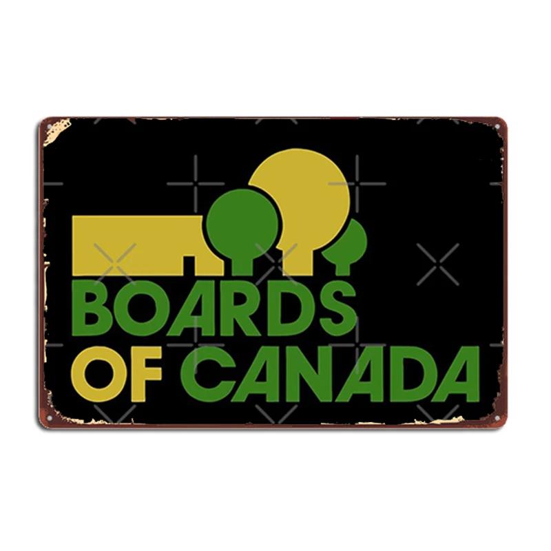 Boards Of Canada Metal Signs Wall Mural Club Bar Designing Mural Painting Tin Sign Posters 20X30CM