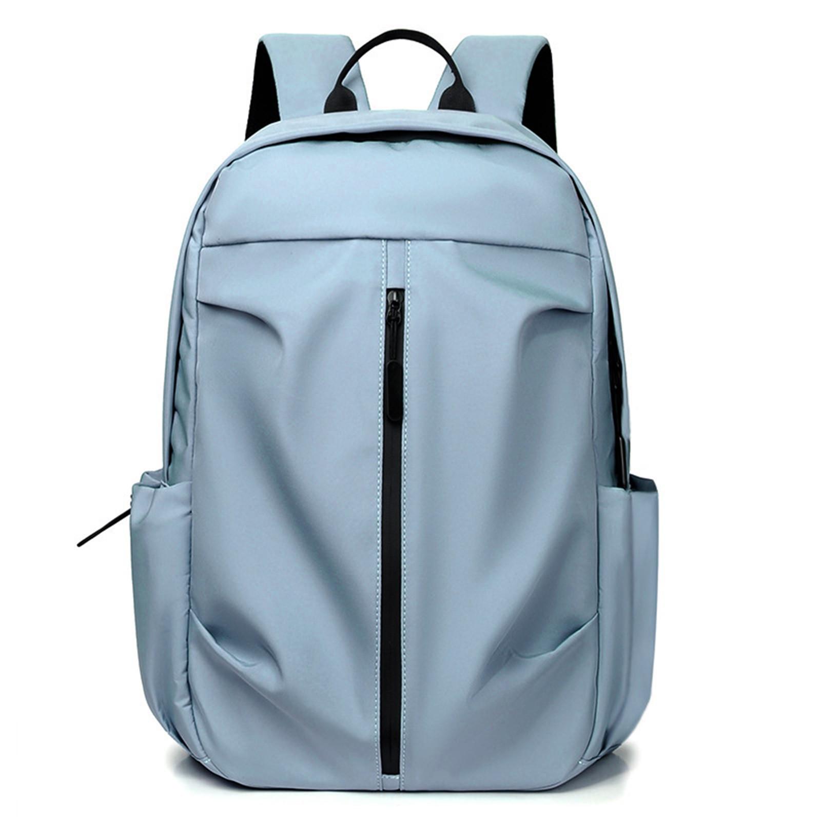 

Легкая школьная сумка, студенческий рюкзак для ноутбука для мужчин и женщин, дорожная сумка, школьная средняя сумка для книг для мальчиков и девочек One Size синий