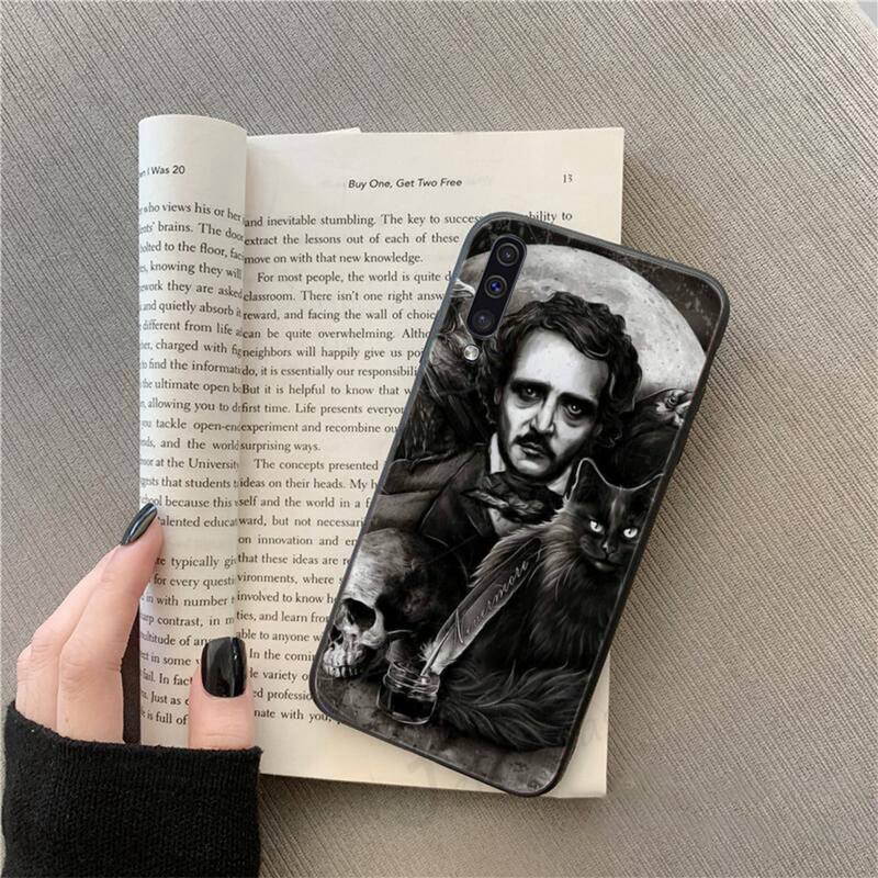 EDGAR ALLAN POE romanopisec Pouzdro na telefon Pro Samsung galaxy A S note 10 7 8 9 20 30 31 40 50 51 70 71 21 s ultra plus