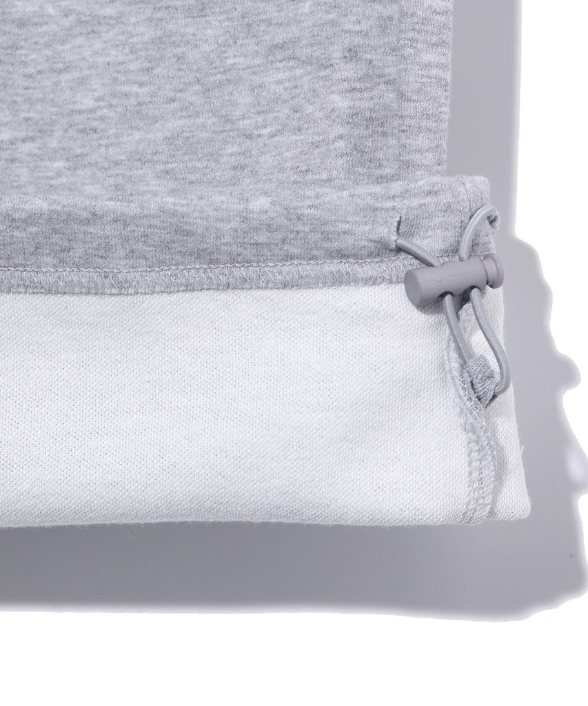 RAYFIKERS Wide Parachute Sweatpants Melange Grey (Mo6Pu192-097)