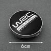 4PCS 56MM 60MM WRC World Rally Championship Emblem Car Wheel Center Cap Hubs Cover Badge Auto Styling Accessories