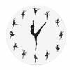 Ballerina Wanduhr Leise Acryl Ballett Tanzen Hängende Dekoration für Zuhause Wohnzimmer Schlafzimmer