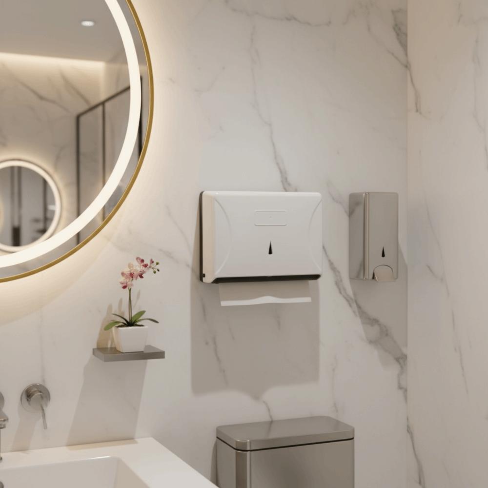 Large Capacity Wall-Mounted Tissue Dispenser Modern Design Napkin Dispenser  KTV Usage