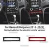 Soft Carbon Fiber Sticker For Renault Megane 4 2016 2017 2018 2019 2020 2021 2022-2025 Car Center Console Multi-function Button.