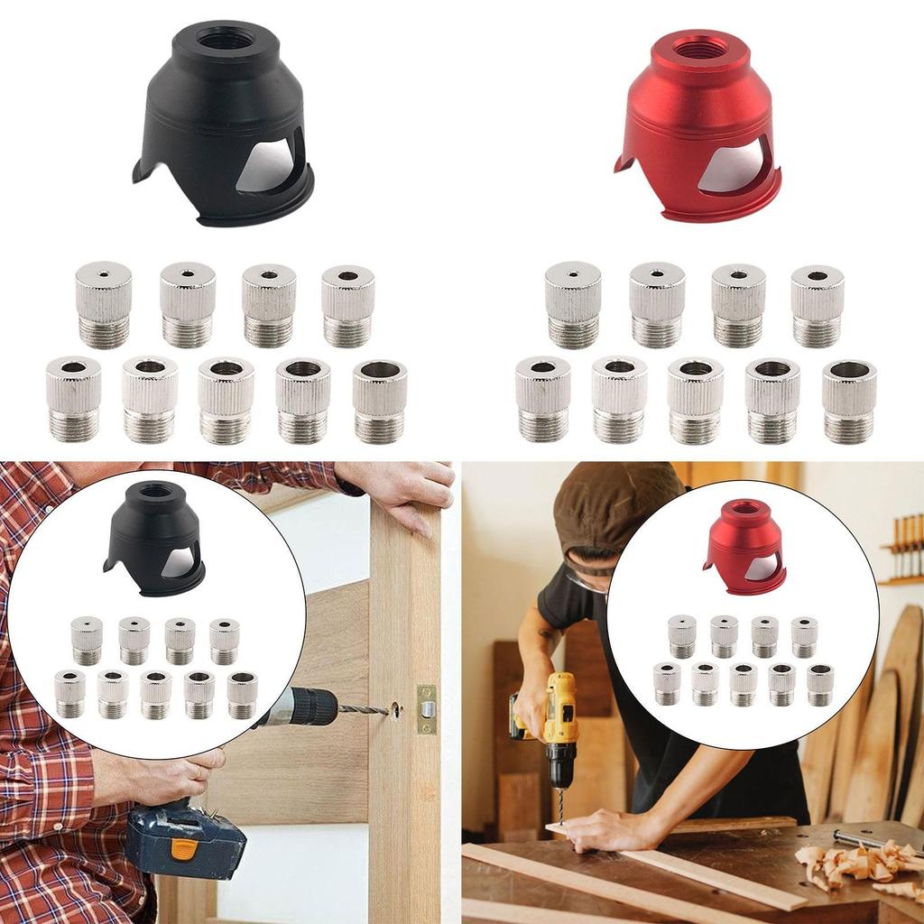 Holes Drilling Positioning Kit Punch Tool Accessories Dowel Drill Guide Vertical Hole Puncher for Furniture Making Worker
