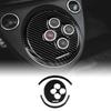 Real Soft Carbon Fiber For Abarth 595 695 2012- 2024 LHD RHD Car AT Automatic Gear Shift Frame Sticker