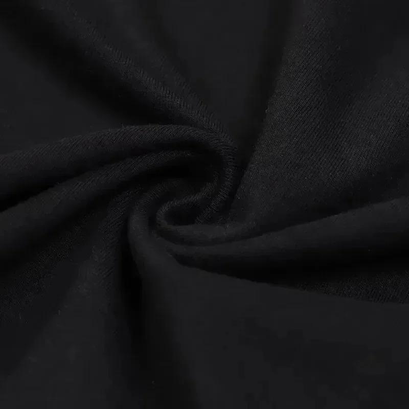 Women Van Gogh Starry Night Print T-Shirt Black Artistic Style Short-Sleeve Crew Neck Top Artistic Four Seasons Fashion T-Shirt