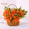 Artificial Lily Flower No Withering Decoration 3D Printing Creative Clear Texture Simulation Flower Home Decor