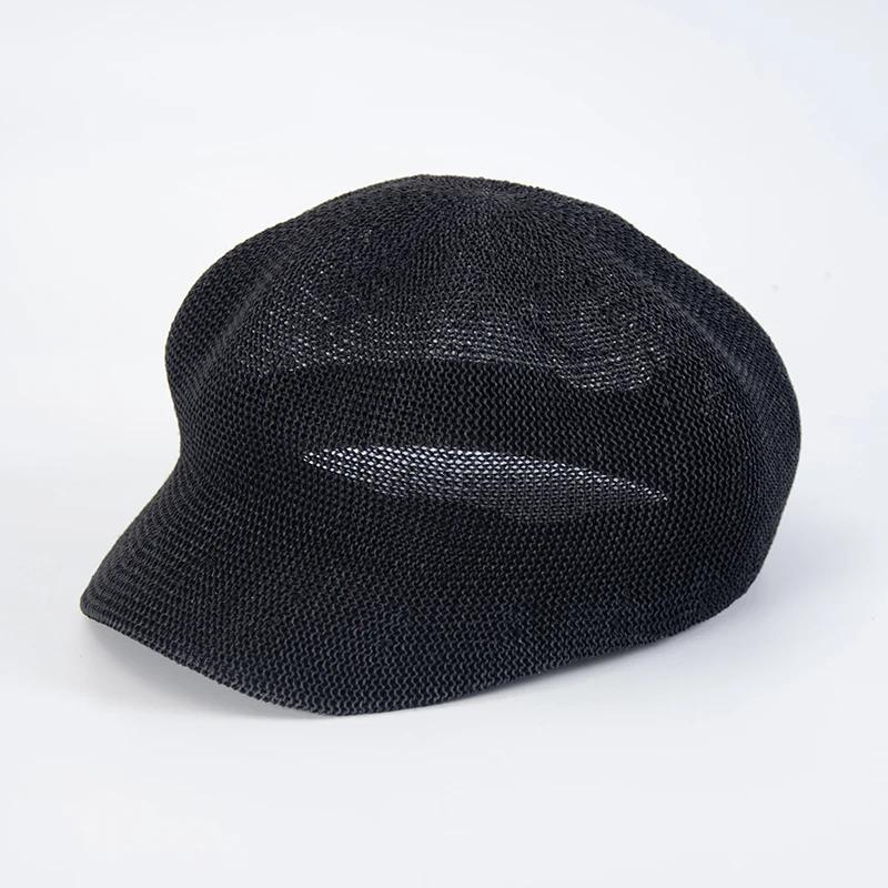 

Восьмиугольная берет Женская Солнцезащитная пляжная шляпа Шляпа художника Для улицы Путешествий Легкая Дышащая Женский козырек Femme Ретро Мода One Size