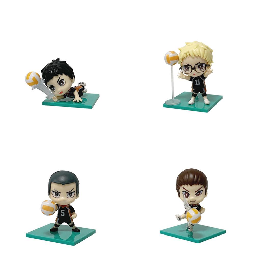 Haikyuu Volleyball Collection Pvc Model Set With Collectible Figurines For Fans