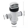 Ensemble de vannes pour tuyau fendu pour pompes de piscine hors sol 2 adaptateurs inclus Construction solide en plastique Prévention des fuites