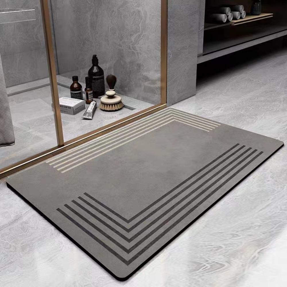 Soft Diatom Mud Toilet Floor Mat Quick Drying Absorbent Bathroom Non-slip Mat Toilet Toilet Floor Mat