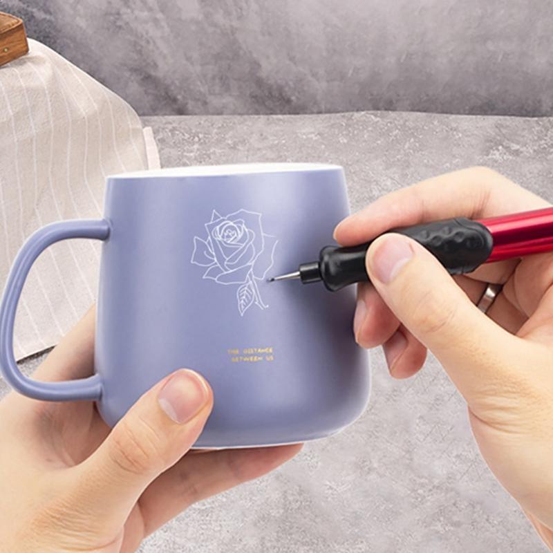 5 Pcs Grinder Bit Accessories Engraving Pen Grinding for Head for Carving Polishing DIY Wood-working Carving Soft Metal