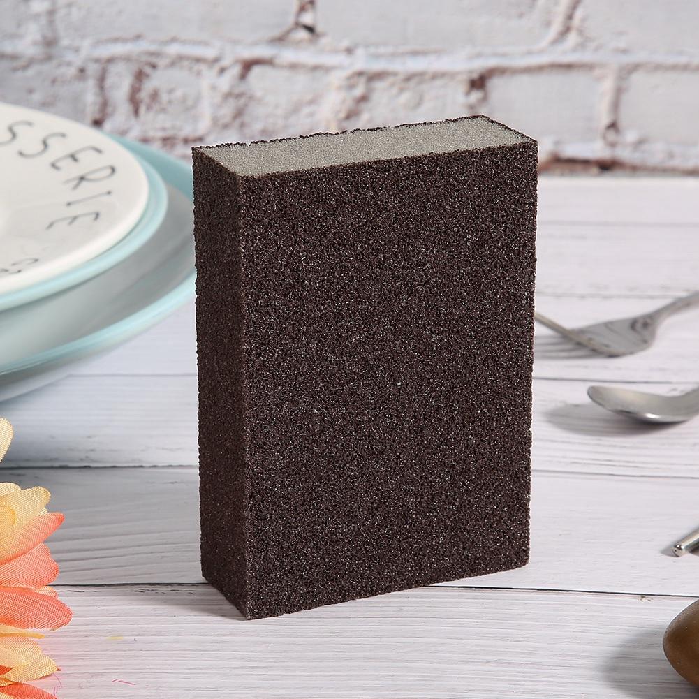 5pcs Portable Emery Sponge Brush Eraser Cleaner Kitchen Stains Rust Cleaning Washing Tool