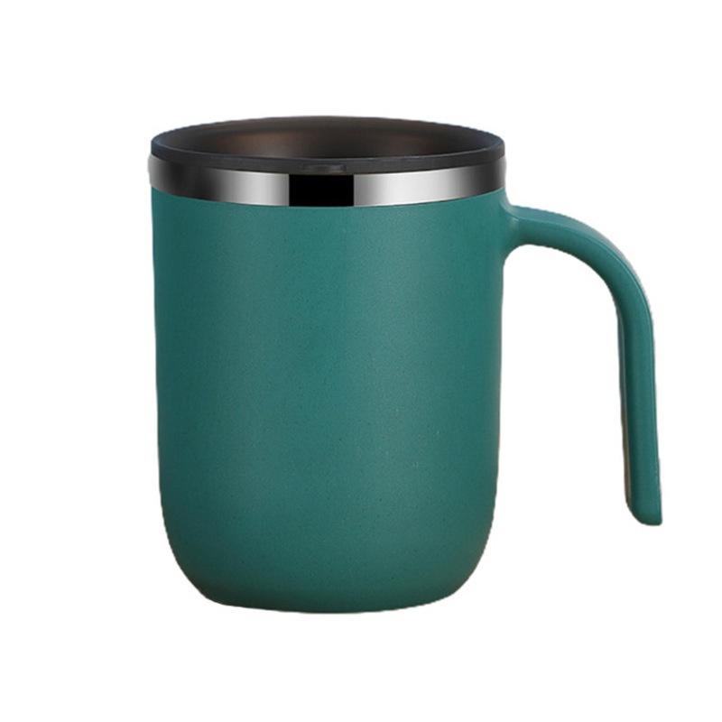 Stainless Steel Mug Simple Coffee Cup Insulated Large Capacity Milk Container Heat  Environmental Friendly
