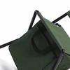Folding Chair Outdoor Camping Portable Folding Back Chair Fishing Leisure Chair with Bag Green