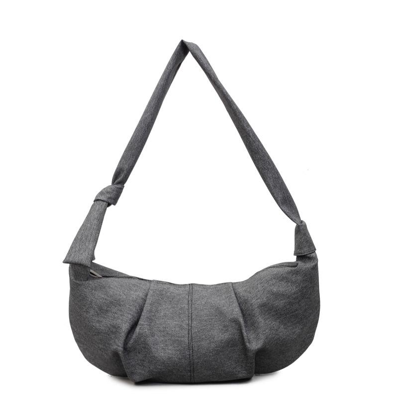 

Folded messenger bag, high-end niche dumpling bag, large-capacity Korean versatile underarm bag, trendy shoulder bag