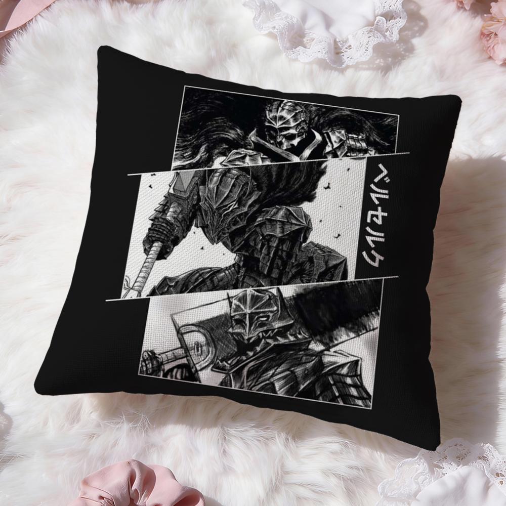 Cool B-BerserkS Cushion Cover Premium Comfort Reversible Pillow Cove -Two in One Design for Any Room & Car Interior