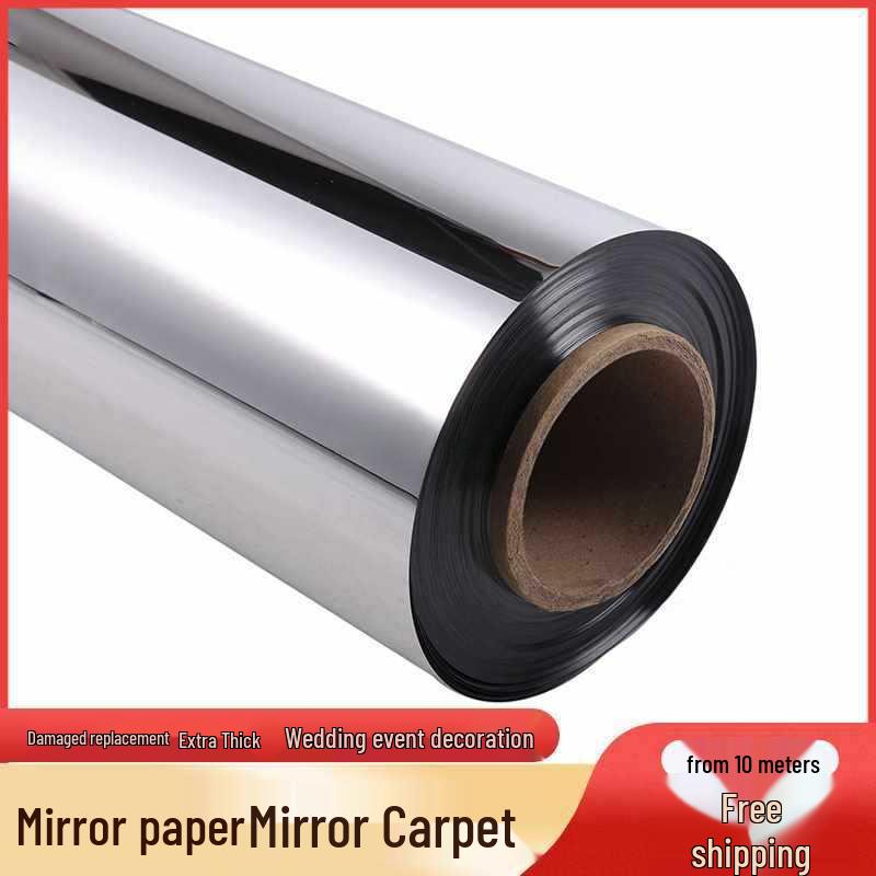Утолщенный Светоотражающий Свадебный Фото Ковер с Эффектом Водной Ряби