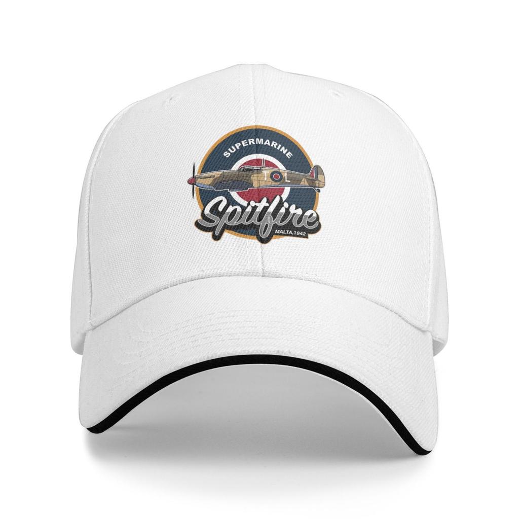 Supermarine Spitfire Print Baseball Caps Unisex Adjustable Sandwich Hat Vintage Outdoor Summer Travel Sun Snapback Cap Outlet