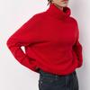 076 High Collar Autumn Winter Loose Knitwear Sweater - New Style for Europe, America, and Russia