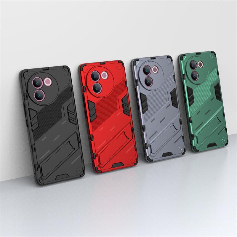 Holder Case For Vivo V40 Lite Cover For Vivo V40 Lite Capas Shockproof Kickstand Back Holder Cover For Vivo V40 Lite 5G Fundas