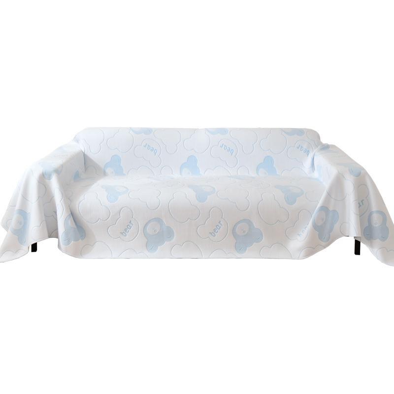 Eis seide Sofabezug Stoff Sommer Sommer Sommer Sommer Sommer Matte Sofakissen Einteilig Vollabdeckung Sofabezug All-Inclusive Sofabezug