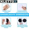 KLETTOX Velcro Pads Velcro Fastener Velcro Tape Velcro Dots Self-adhesive Round 6 Pieces