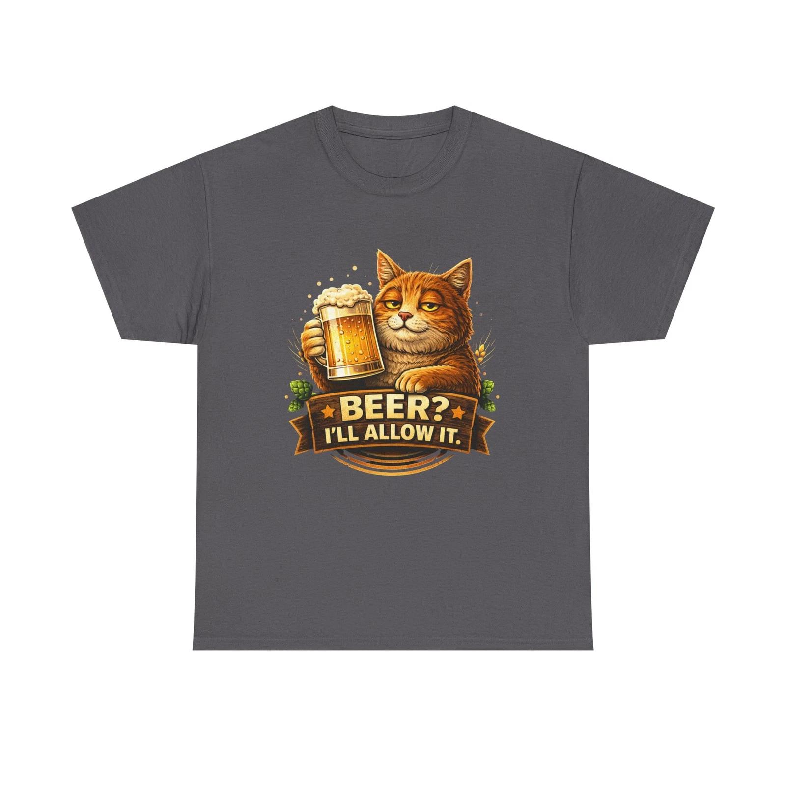 Beer? I ll Allow It Cat Children s Children s T  Children s T-shirt | Funny Beer Cat Tee 150