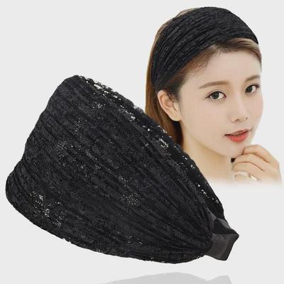 Koreanisches Haarnadel-Stirnband aus Spitze mit breiter Krempe – rutschfestes Haar-Accessoire 