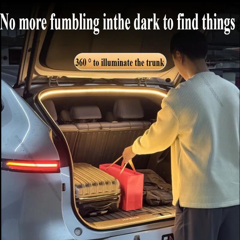 For XPeng G6/G9/X9 -2024 2025 Dynamic Flowing Trunk LED Strip car trunk led light,High-Brightness LED,Tool-Free tallation