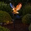 250th Anniversary Decoration America Solar Eagle Garden Light, Patriotic Memorial Day Decor, Year-Round American Decor Powered Stake Light for 4th of