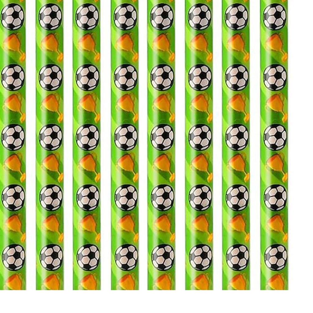 12 Stück Fußball-Bleistifte mit Radiergummi-Set Fußball-Thema Bleistift-Schreibwaren für Schüler Büro Schule Klassenzimmer HB