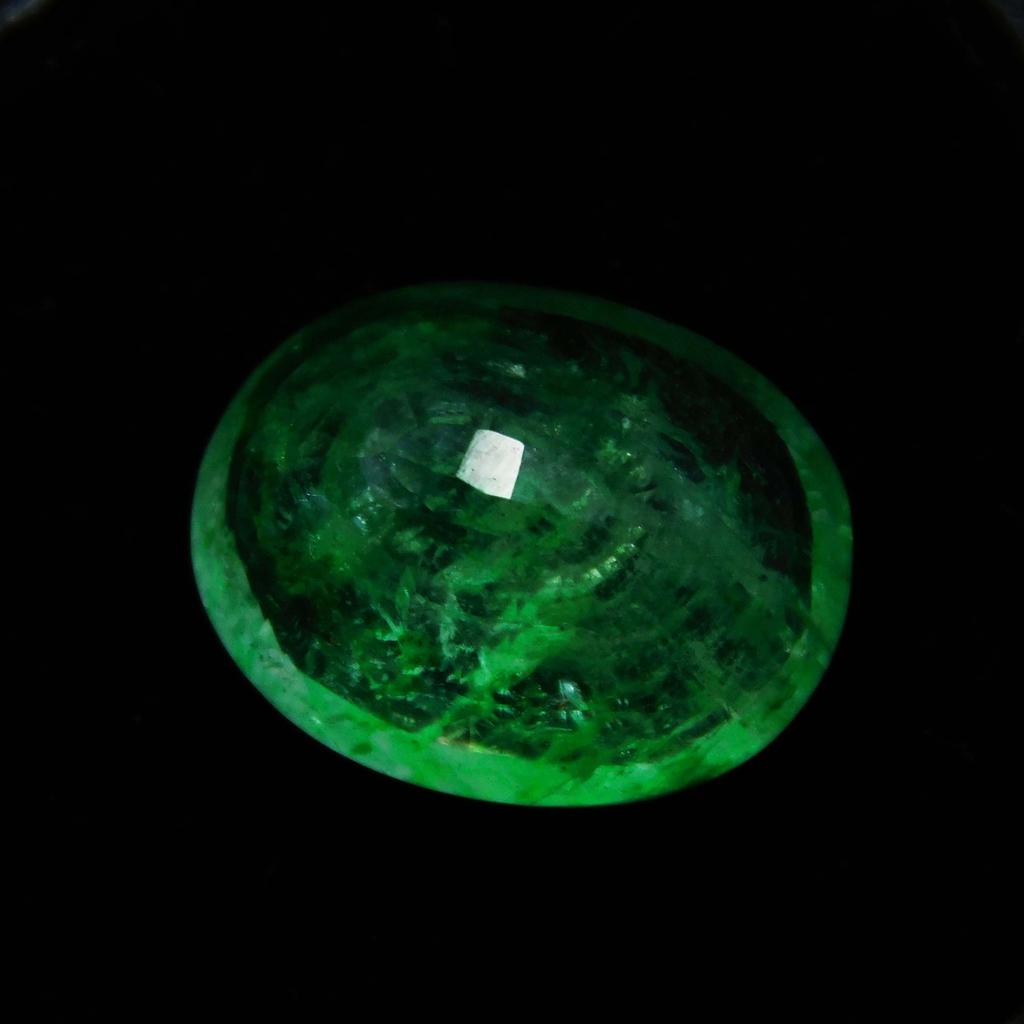 Green Emerald Colombian Oval Cut 6 Carat Natural Loose Gemstone