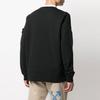 STONE ISLAND Front Pocket Crewneck Sweatshirt Black Men Tops 741563451-V0029