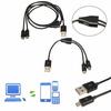 USB 2 Male USB 2 Male To Micro 1 To 2 Y Splitter