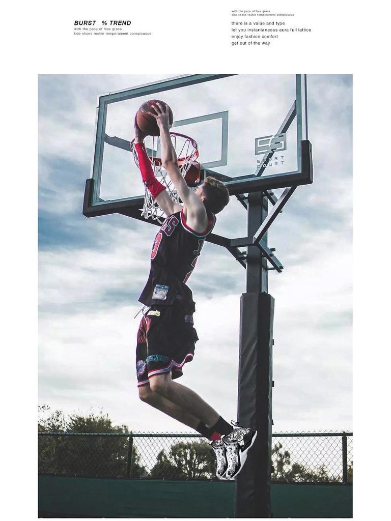 Grenzüberschreitende Nationale High-Top Basketballschuhe: Lässige Herren-Sneaker für Teenager und Mittelschüler