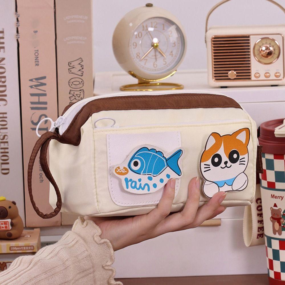 Cute Design Student Pencil Case High Aesthetic Value School Stationery Bag Student Stationery