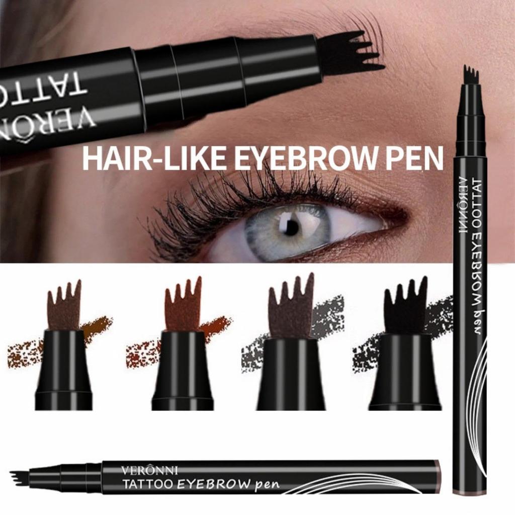 Eyebrow Permanent Eyebrow Eyebrow Permanent Eyebrow Pencil Tint, Color, Tattoo, Makeup, (Natural Brown)