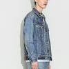 Lee Washed Single Button Loose Denim Jacket Men jackets Light-Blue LMT001517100274-A00581