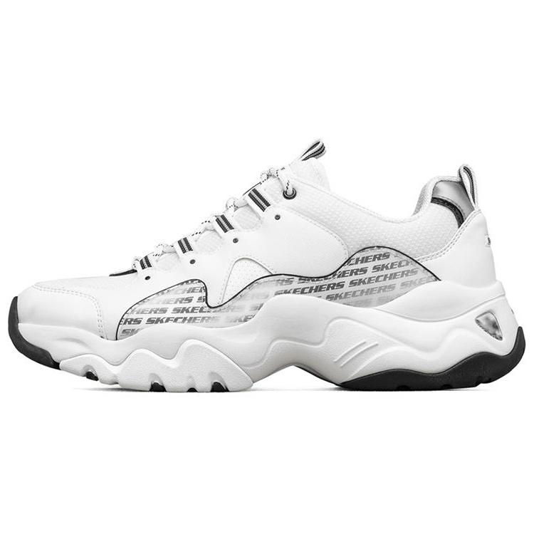 Skechers D Lites 3.0 Low-Top Running Shoes White/Black Men s 237157-WBK EU 42.5