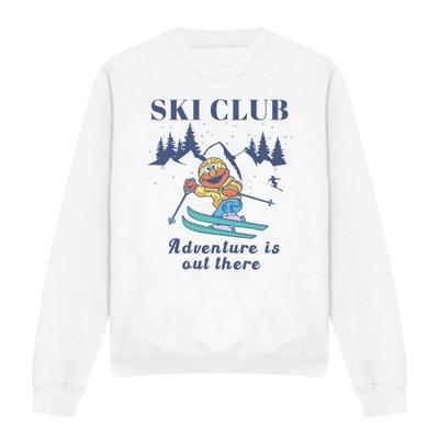 Sesame Street Unisex Adult Ski Club Adventure Elmo Sweatshirt