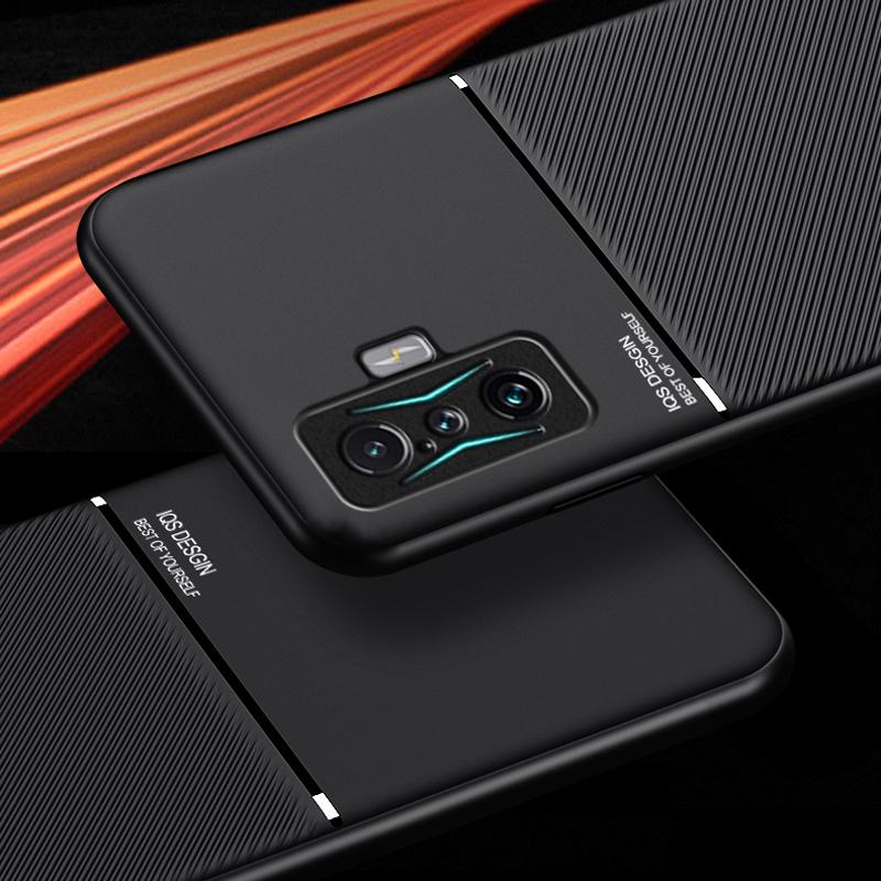 Custodia Magnetica in Pelle di Lusso Per Xiaomi POCO F4 GT Globale X3 Pro NFC X3NFC X3Pro Cover Piastra Metallica Incorporata Supporto Porta Auto A