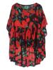 Xitao Loose Fashion Women Chiffon Print Shirt Top GJ0024