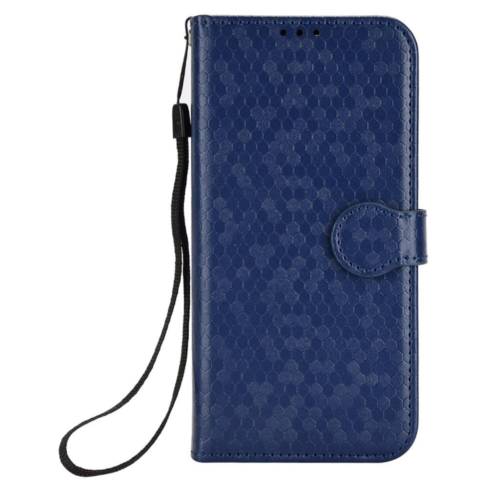 For Motorola Moto G86 5G Wallet Case Dot Pattern Imprint PU Leather Phone Cover with Wrist Strap
