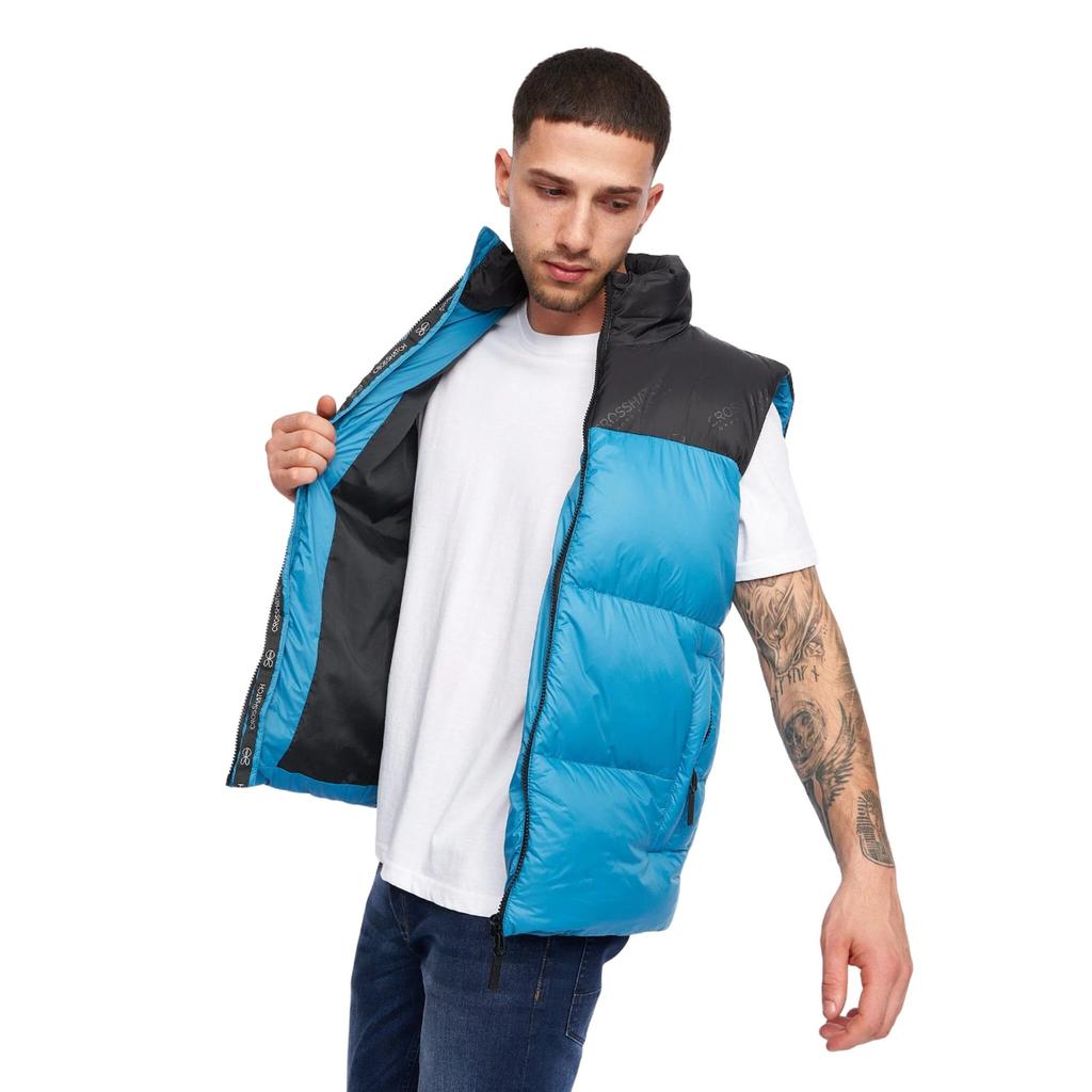 Crosshatch Mens Demerley Contrast Panel Vest